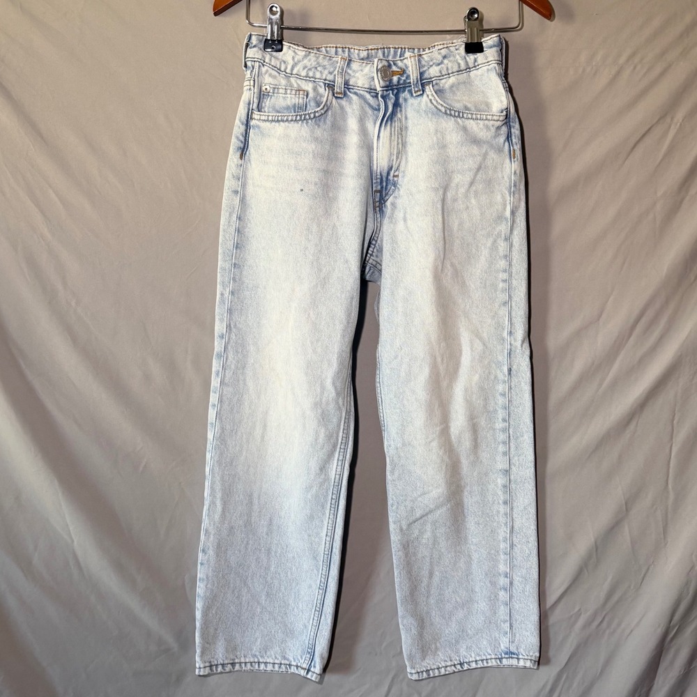 HM Boys Loose Fit Jeans Light‎ Wash Blue Denim Size 10